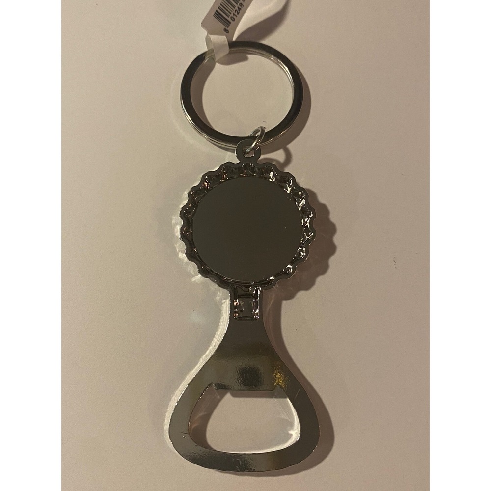 Rico Puerto Rico Flag Bottle Opener Keychain Mens Multicolor Metal Key Ring - Picture 5 of 5